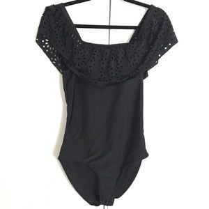 Off The Shoulder Swimsuit Bodysuit